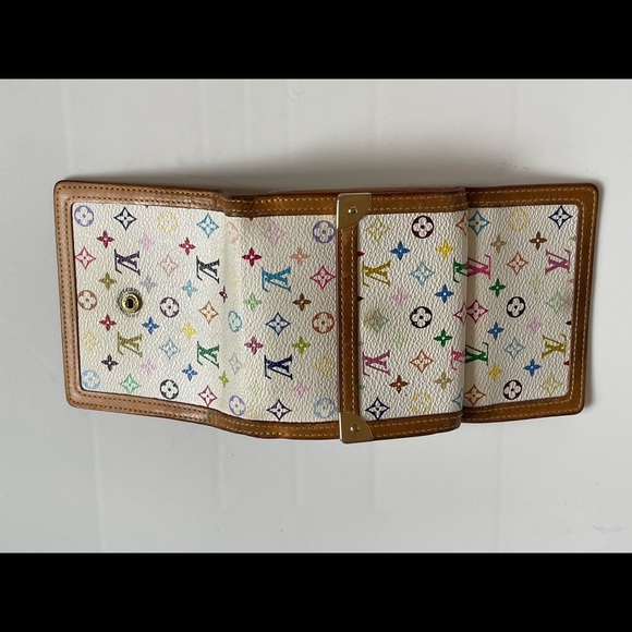 Authentic White Multicolor Short wallet - Picture 11 of 16